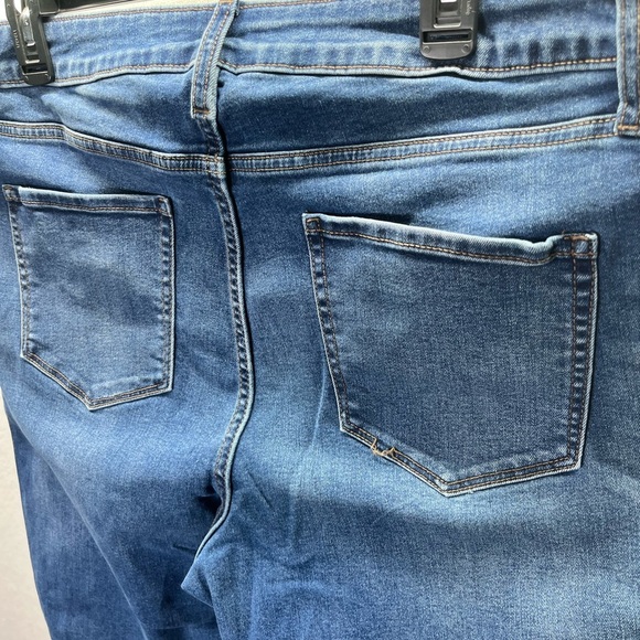 Nine West Curvy Bootcut Jeans Womens 18W Plus Size Blue Denim Stretch Cute 2562 - Picture 9 of 10